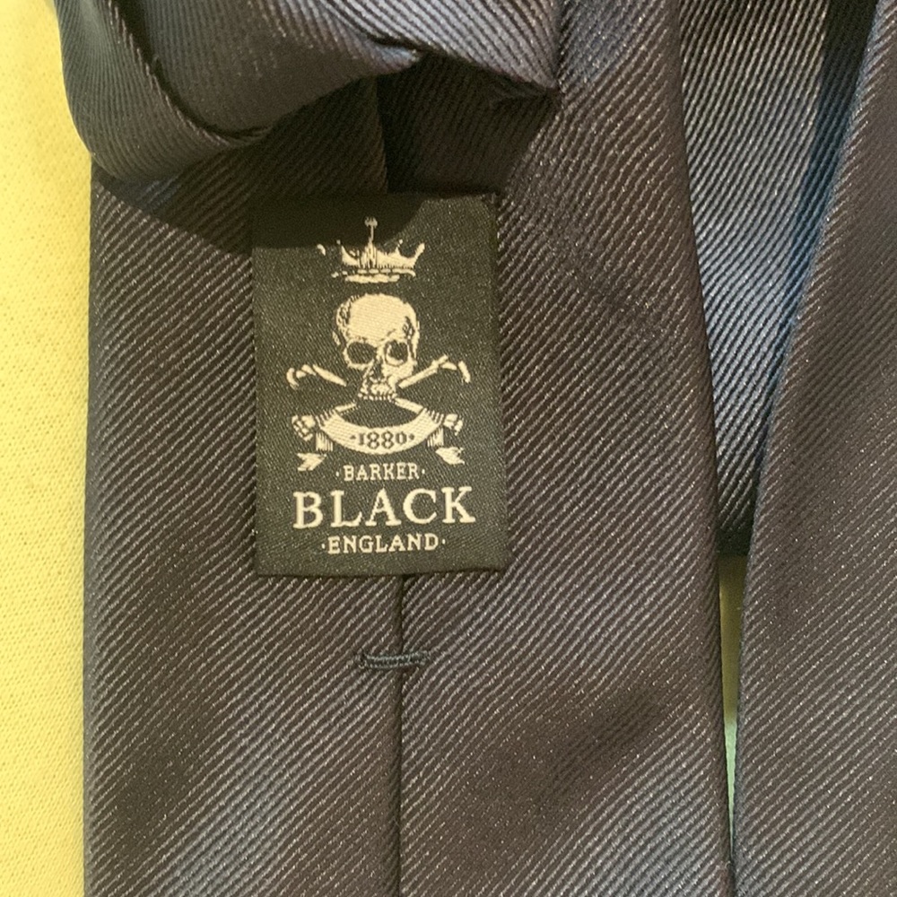Black - silk tie by Black England new!!!!